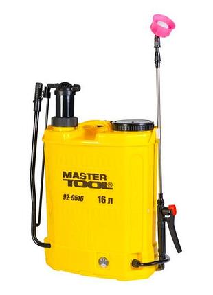 Опрыскиватель аккумуляторный mastertool 16 л комбинированный (92-9516)