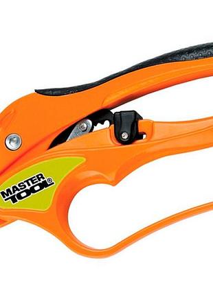 Секатор mastertool 200 мм d = 20 мм храповий механізм (14-6112)