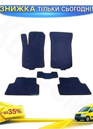 Коврики eva синие для chevrolet aveo t300 2011-2020 модельные резиновые коврики в салон для защиты от гр ku-22