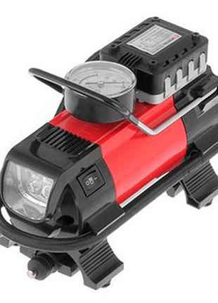Компрессор автомобильный intertool 7бар x 20л/мин одноцилиндровый (ac-0001)