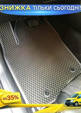 Килимки eva чорні для toyota rav 4 2013-2018 модельні гумові килимки для захисту салону авто ku-22