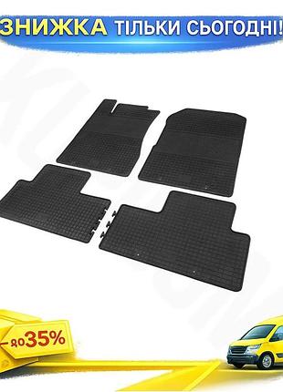 Резиновые коврики 4 шт polytep для honda crv 2012-2016 модельный защитный коврик для салона авто ku-22