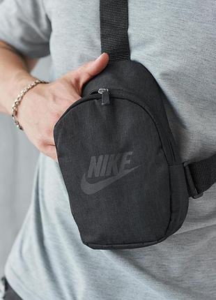 Слинг nike черный меланж #