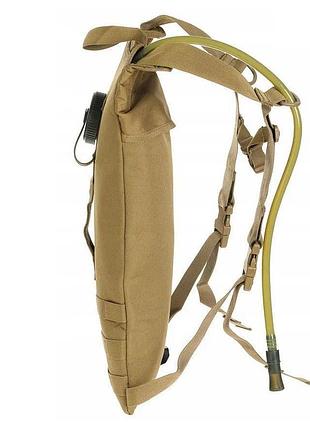Гідратор-рюкзак mil-tec basic water pack 3l тактичний для військових з системою molle та регульованими л ku-22 5