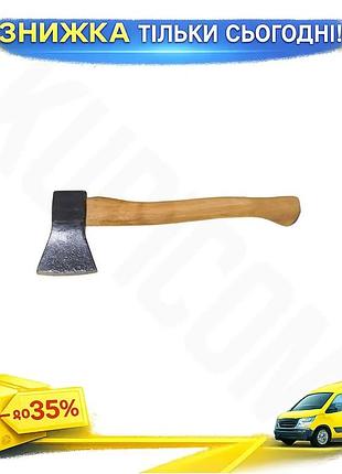 Ku топор dv 1600г universal fit деревянная рукоятка для рубки древесины колун сокира для строительных uni2l_k
