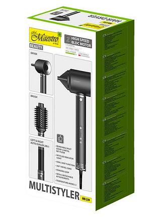 Фен-стайлер maestro 1200вт bldc (mr-230) 6