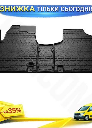 Килимки гумові stingray premium для fiat scudo 1996-2007 3 шт автомобільні килими без запаху гуми для за ku-22
