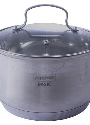 Кастрюля нержавеющая maestro 200 x 3.9 л (mr-3512-20)
