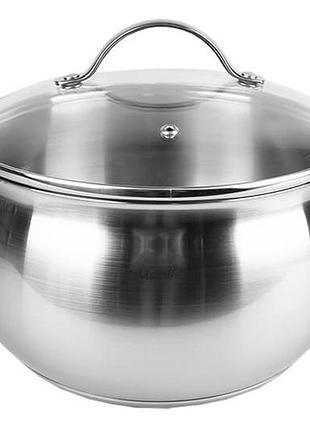Кастрюля нержавеющая maestro 240 мм х 6 л mr-3516-24 (mr-3516-24)