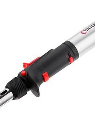 Паяльник газовый intertool 1300°c c пьезоподжигом (gb-0006)