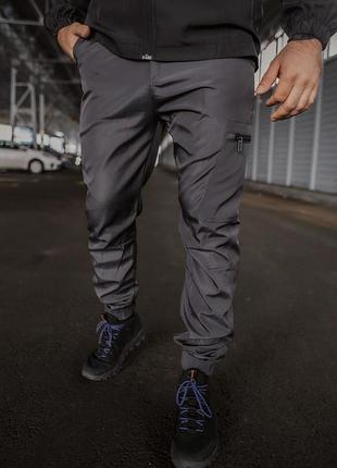 Штани чоловічі soft shell light intruder сірі #