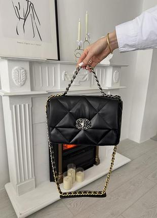 Chanel black silver/gold 4