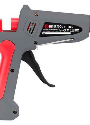 Пистолет клеевой intertool 11.2 мм x 100 вт (rt-1106) 4