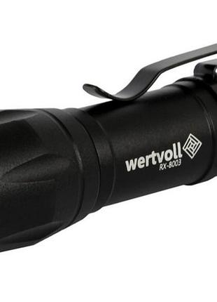 Ліхтар ручний vertvoll 2led (1cob) x 1вт li-ion (rx-8003)