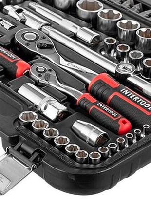 Набор инструмента intertool 1/4" x 1/2" 110 ед. storm (et-8110) 5
