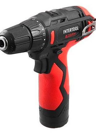 Шуруповерт аккумуляторный intertool-storm 12в x 0.8-10мм (wt-0310)
