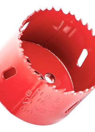 Сверло корончатое биметаллическое intertool 60 мм x 7/16" (sd-5660)