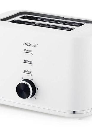 Тостер maestro 750вт білий (mr-703)