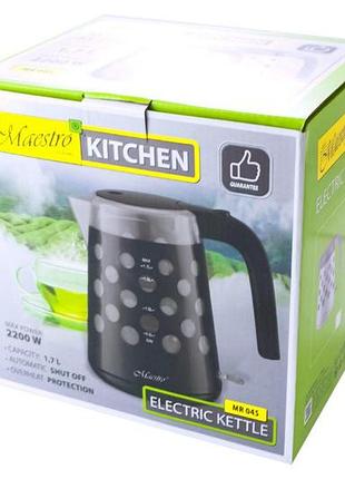 Електрочайник maestro mr-045-black (mr-045-black) 3