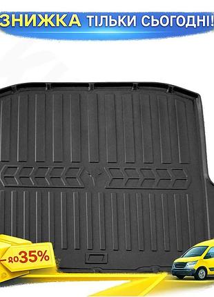 Коврик в багажник 3d для skoda octavia iii a7 2013-2019 полиуретановый защитный коврик для авто уборки ku-22