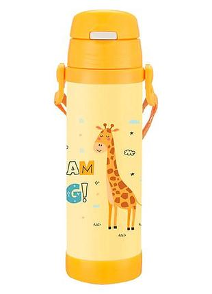 Термобутылка детская maestro 500мл giraffe (mr-1640-50-d)