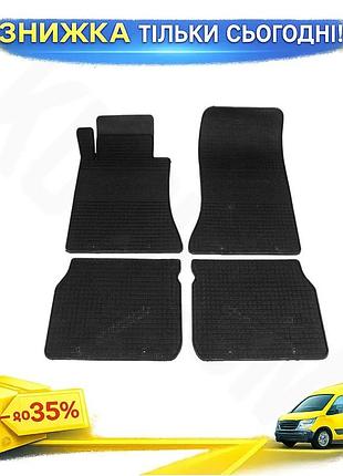 Гумові килимки polytep для mercedes e-class w124 1984-1997 4 шт салонні захисні килимки для авто ku-22