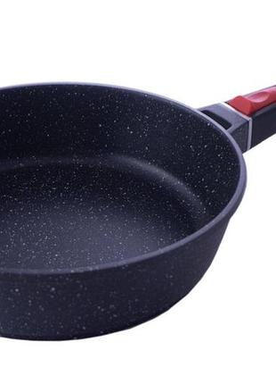 Сковорода антипригарная maestro 240 мм granite сотейник (mr-4724)