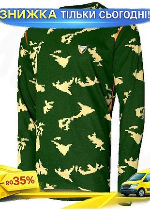 Ku лонгслив camotec basic universal fit 2.0 cotton для мужчин зеленая камуфляжная повседневная одежда uni2l_k