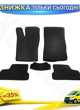 Коврики eva черные для daewoo nexia 5шт резиновые коврики для салона защиты от грязи ku-22