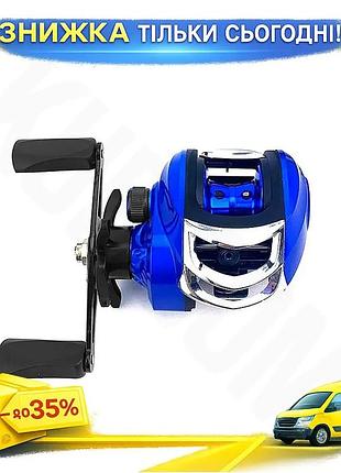 ©➀катушка мультипликаторная yumoshi am 200 blue-black 9-ти уровень магнитный тормоз для рыбалки высокая то