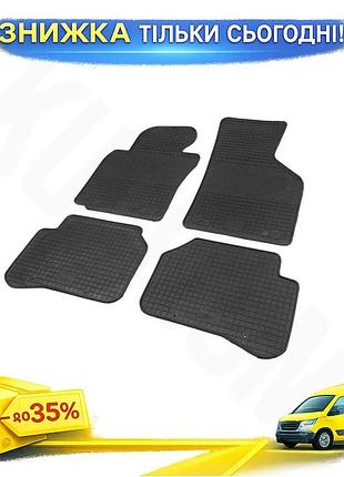 Резиновые коврики 4 шт polytep для volkswagen passat b6 2006-2012 коврики в салон защита от грязи ku-22