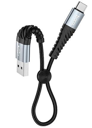 Дата кабель hoco x38 cool type-c (0.25m) черный