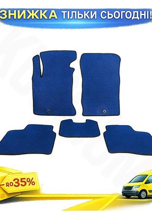 Килимки eva hb для hyundai i-30 2007-2011 синій модельний гумовий килимок для захисту салону авто ku-22