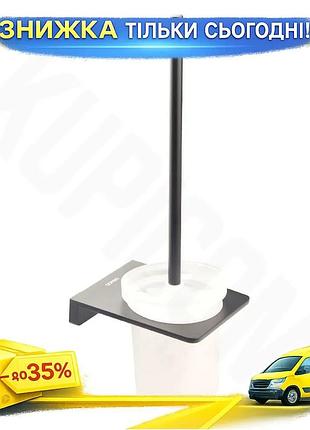 Ku щётка для унитаза universal fit vico corso для ванной комнаты с держателем и ершиком uni2l_k