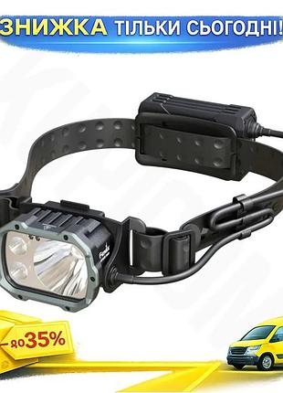 Налобный фонарь fenix hp35r sar с огнеупорной повязкой 4000 лм для спасательных работ и спелеологии фона ku-22