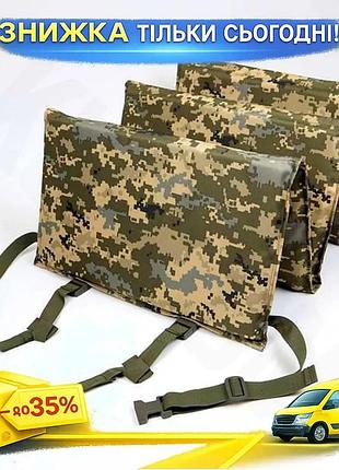 Каремат раскладной на пояс 6 секций 2 см пиксель теплоизоляция система molle ku-22