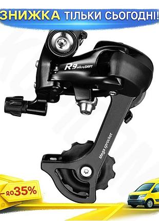 Ku задній перемикач microshift universal fit 9/10s для шосейного велосипеда середня лапка 34t максимал uni2l_k