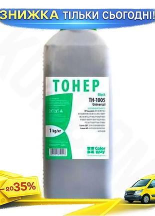 Тонер colorway th-1005-1b для hp lj p1005/1006 cb435a черный 1 кг для принтеров и копиров ku-22