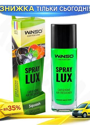 Ароматизатор повітря winso spray lux squash 55мл цитрусовий освіжувач повітря для дому та офісу ku-22