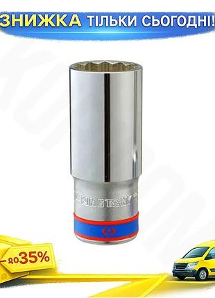 Головка торцева king tony 1/2" 9 мм 12-гранна подовжена 423009m для професійного використання ku-22