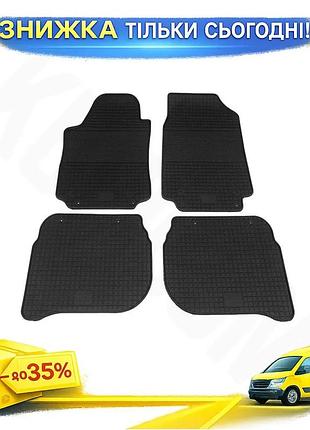 Резиновые коврики polytep для audi 100 c4 1990-1994 4шт защитные коврики для салона автомобиля ku-22