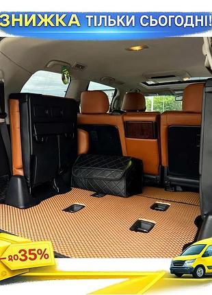 Коврик багажника 2 шт eva кирпичный для toyota land cruiser 200 модельный резиновый коврик для защиты от ku-22