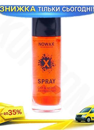 Ku ароматизатор nowax x universal fit spray 50ml ягідний спрей для усунення неприємних запахів в автом uni2l_k