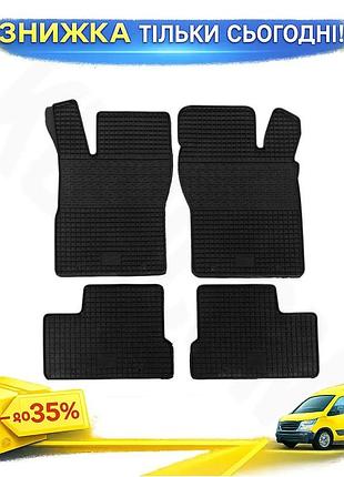 Резиновые коврики polytep для daewoo nexia 1995-2010 4 шт автомобильные коврики для защиты салона от гря ku-22