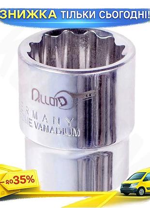 Головка торцева alloid 3/4" 41мм тг-60141м 12-гранная для болтов и гаек ku-22