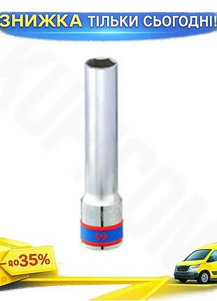 Головка торцева king tony екстрадова 1/2" 8 мм шестигранна 120 мм 425508m ku-22