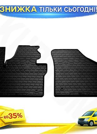 Килимки гумові stingray 4 шт для volkswagen caddy 2004-2010 авто килимки для захисту салону ku-22