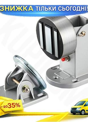 Ku электромагнитный замок на universal fit стеклянную дверь 60кг 12/24v для установки на стену или пол uni2l_k
