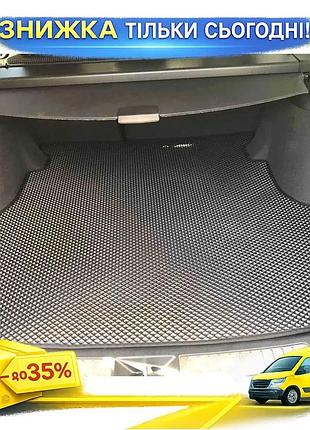 Килимок в багажник eva для toyota avensis 2003-2009 чорний гумовий килимок для захисту від бруду ku-22