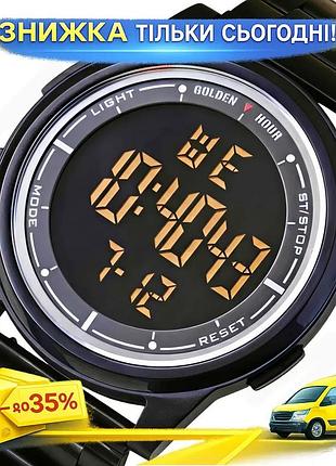 Ku годинники чоловічі тактичні universal fit goldenhour водостійкі з підсвічуванням та секундоміром ка uni2l_k